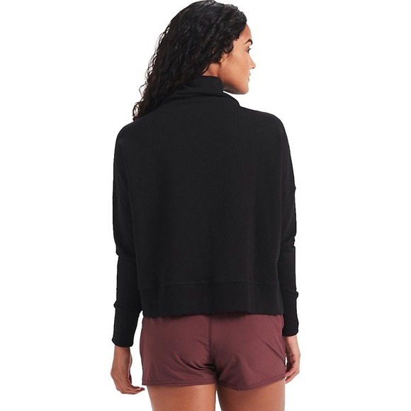 Vuori Cleo Sweatshirt Black Funnelneck Size Small Casual Comfortable Athletic - Picture 3 of 16